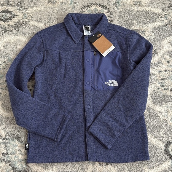 The North Face Boys Sweater Fleece Button - Picture 2 of 8